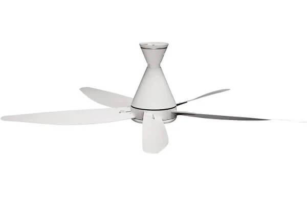 Quạt trần Panasonic 5 cánh F-60GDS-WS 40W nổi bật với thiết kế hiện đại, phù hợp nhiều không gian nội thất